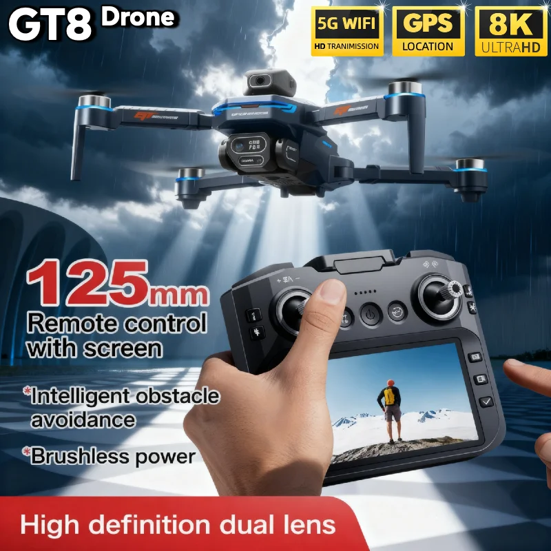 핫 세일 LSRC GT8 드론 4K 프로페셔널 듀얼 카 - Drone Gps Mount 리뷰 및 가격