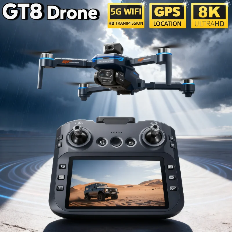 핫 세일 LSRC GT8 드론 4K 프로페셔널 듀얼 카 - Drone Gps Mount 리뷰 및 가격