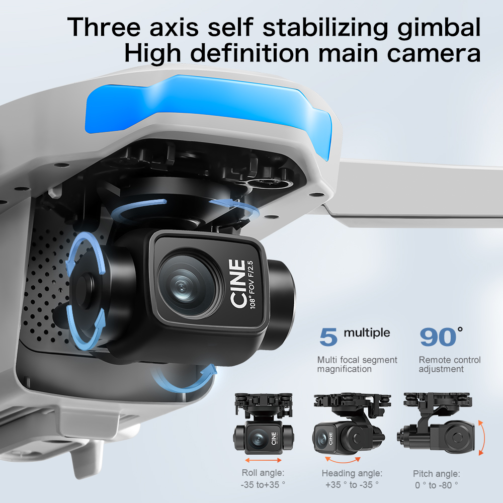 S-X1 MAX GPS 드론 3축 짐벌 8K/4K HD - Drone Gps Mount 리뷰 및 가격